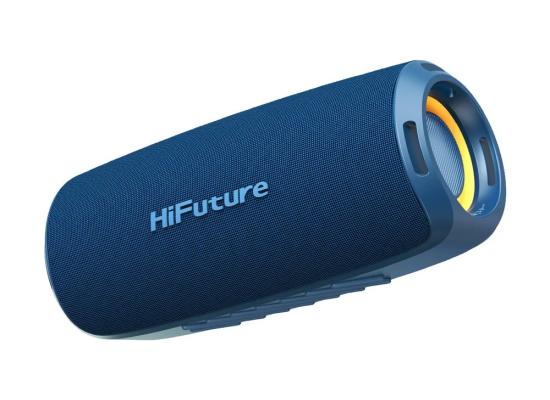 HiFuture Gravity 45W Portable Bluetooth Speaker, IPX7 Waterproof, RGB LED Lights, 8H Playtime, TWS Pairing, Bass Boost, USB-C Fast Charging - Blue